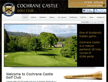 Tablet Screenshot of cochranecastle.com